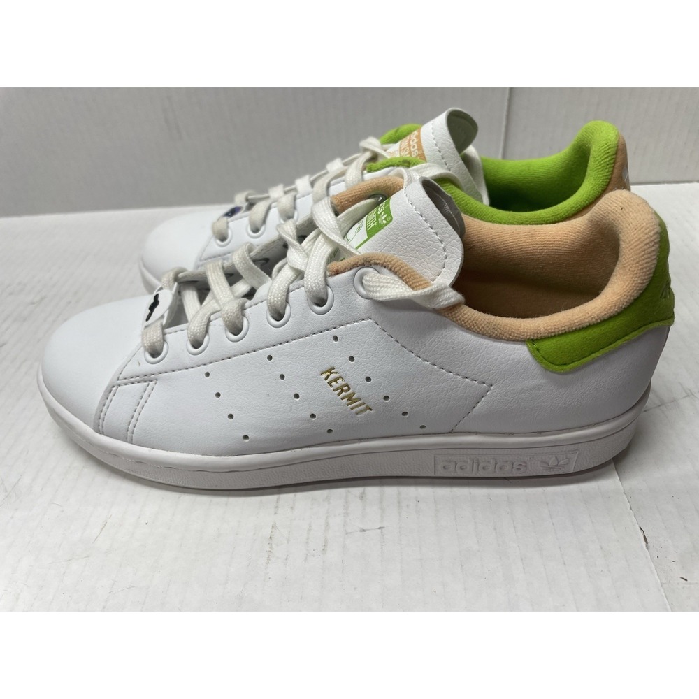 Adidas Stan Smith x Disney Miss Piggy & Kermit Muppets Sz 4.5 Kids Womens 6.5 EC